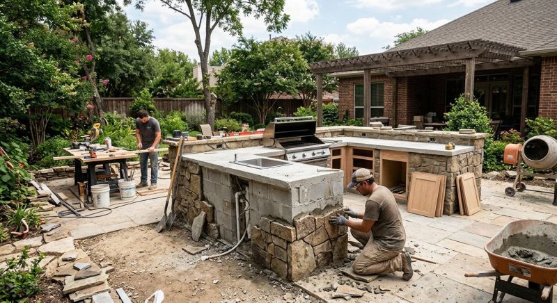 Outdoor Kitchen Remodeling in Pearland, TX